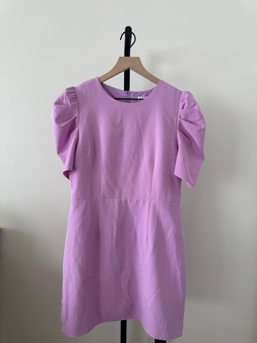 TCEC Lilac V-Neck Mini Dress